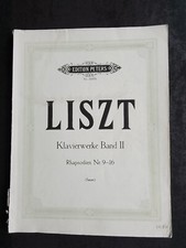 PARTITION PIANO - LISZT -