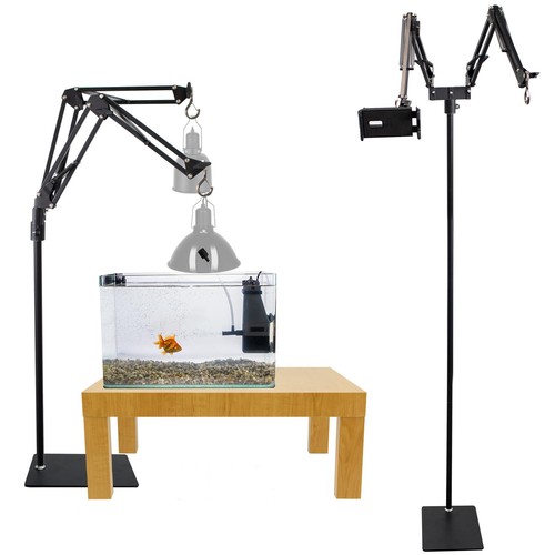 Support lampe double pour - de,