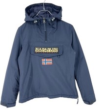 Anorak NAPAPIJRI Femme À Coutures Scellées Veste À Capuche Taille L