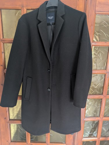 Manteau homme laine - laine, noir