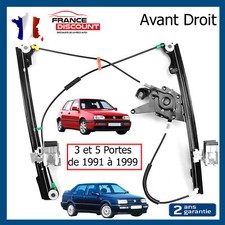 MECANISME LEVE VITRE ELECTRIQUE AVANT DROIT POUR VOLKSWAGEN GOLF MK3 1H0837462A
