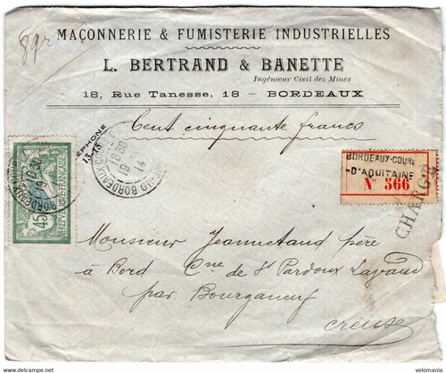 8293 enveloppe bordeaux l - bordeaux,