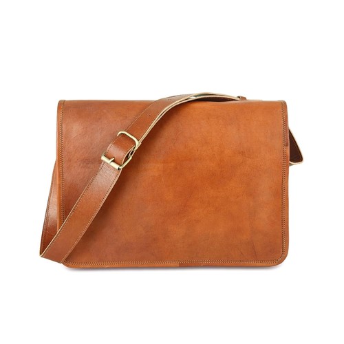 Sac cuir vintage messager - cuir,