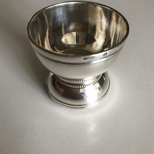 CHRISTOFLE Perle coquetier Diabolo métal argenté 4,5 X4,5 Cm E A LUCHA