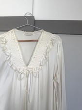 Vintage Cream Lace Ruffle