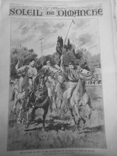 1872 1923 SPORT JOUEUR POLO PONEY MATCH PRINCE DE GALLES   6 JOURNAUX ANCIENS