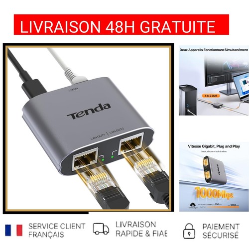 Tenda switch ethernet gigabit - ethernet,
