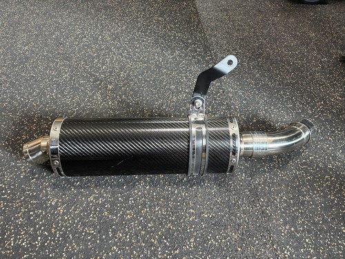 Delkevic slip muffler - on,