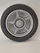 Playmobil jante et pneu pour roues de moto routière type police ambulance