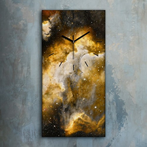 Horloge décorative sur toile