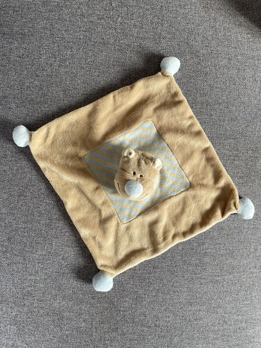 Doudou plat carré hippopotame - doudou,