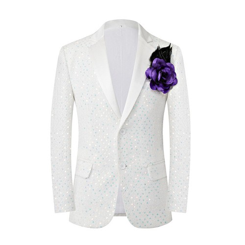 Hommes sequin costume veste - hommes,