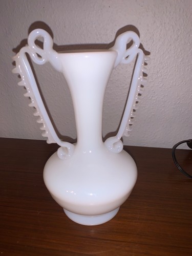 Vase verre soufflé - vase, opaline