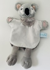 6188?Doudou marionnette Koala Nature BABY NAT Babynat Gris Blanc