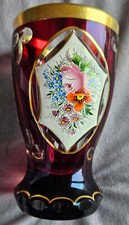 Vase en cristal de Bohême