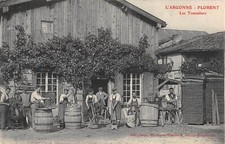 CPA 51 FLORENT L'ARGONNE LES TONNELIERS / METIER DE LA VIGNE / VIN
