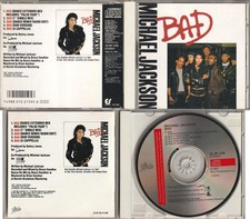 Michael Jackson BAD CD Maxi Remixes Remix 20-8P-239 Collector Edition JAPAN 1987
