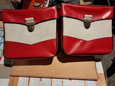 Paire de sacoches vintage