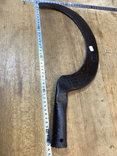 n° 5 old tool /  OUTIL ANCIEN Coupe Ronce Croissant Forgé  43 cm