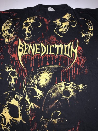 Vtg 1992 benediction - benediction, t-shirt
