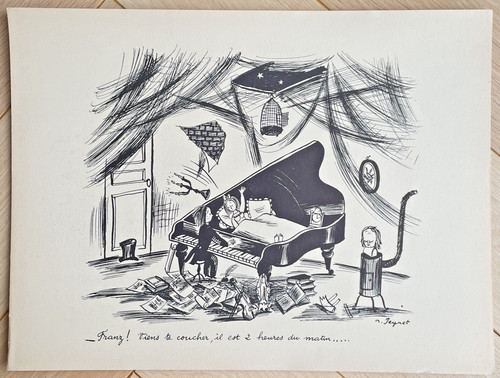 Peynet gravure humouristique - gravure,