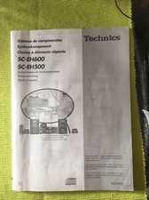 Notice Pour Technics SC-EH 500