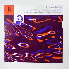 LP/  Brahms - Quintette op. 115 pour clarinette, 2 violons, alto, violoncelle