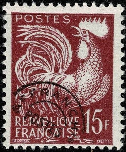 France 1953 coq gaulois - france,