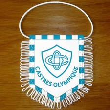 CASTRES (Rugby)  - Fanion en tissu, neuf