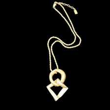 Collier pendentif vintage Yves