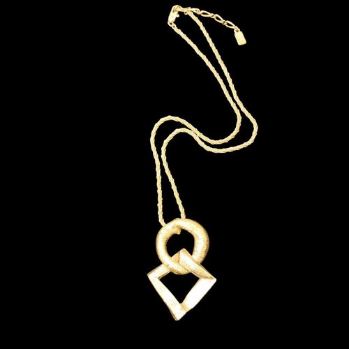 Collier pendentif vintage yves - collier,