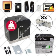 FAAC C721 Rapid Trousse 800kg Étagère Galvanisé Automation Portail Coulissant