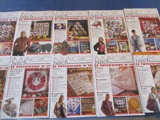 lot de 10 revues magic patch (n 11- n 20) le patchwork complet avec gabarit