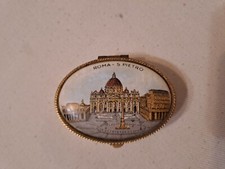 BOITE A PILULES ANCIENNE ROMA S-PIETRO BASILIQUE ST PIERRE