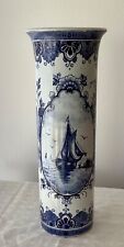 Grand vase rouleau en faience