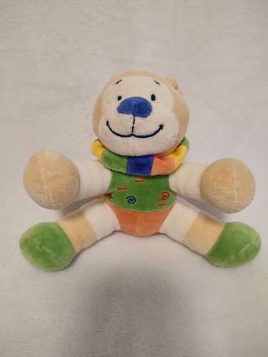 Doudou peluche singe clown