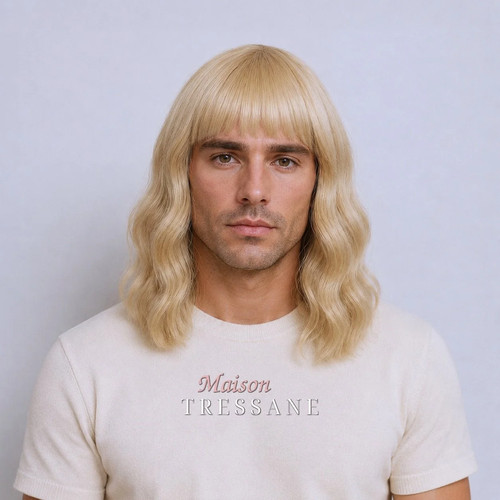 Perruque homme blond - perruque, —