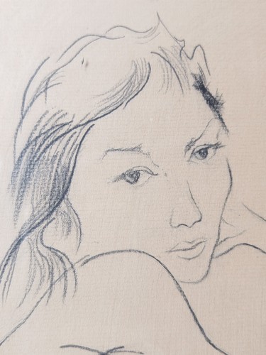 Dessin original signé b - dessin,