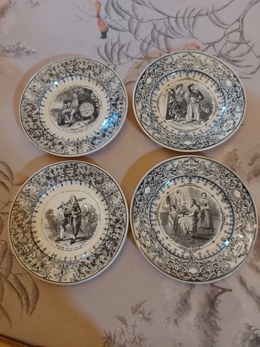 Assiettes vieillard jonhston - assiettes,