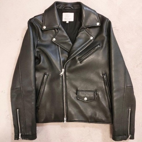 Veste double cavalier cuir - double, en