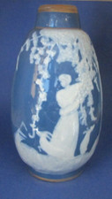 tres joli grand vase de Marcel CHAUFRIASSE Limoges tbe 28cm large cameo vase