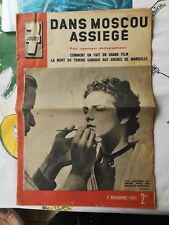 Hebdomadaire d'actualités 7 JOURS. 2/11/1941. 20 pages. Format 41  cm x 28 cm.