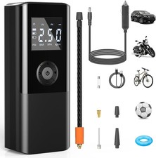 Pompe À Air Portative Rechargeable 12V 150 PSI - Compagnon Parfait pour Aventure