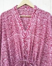 Robe Longue Kaftan En Coton