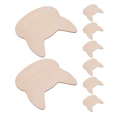  8 Pcs Puces En Bois Tranches De Bricolage Décorations D'artisanat