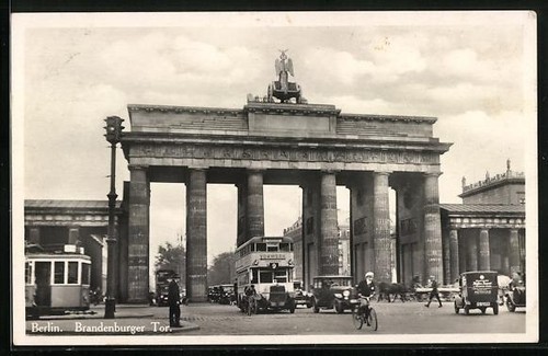 Carte postale berlin bus à - berlin,,
