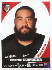 254 FAUMUINA # NEW ZEALAND STADE TOULOUSAIN TOP 14 STICKER PANINI RUGBY 2018