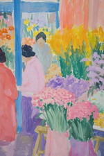 Marché aux fleurs - fleurs, –