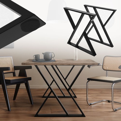Pieds table métal forme - 2,