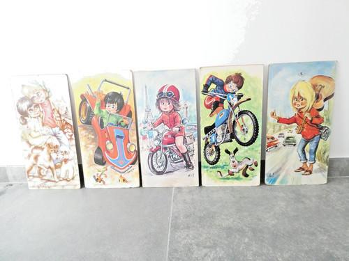 Tableaux vintage dessins - tableaux,